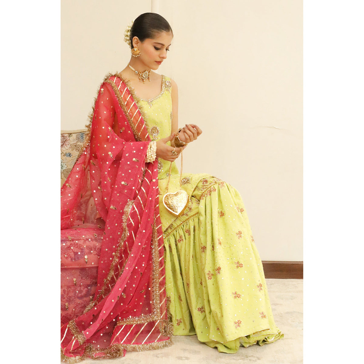 LIME GREEN OUTFIT | CHAANDI | DYOT