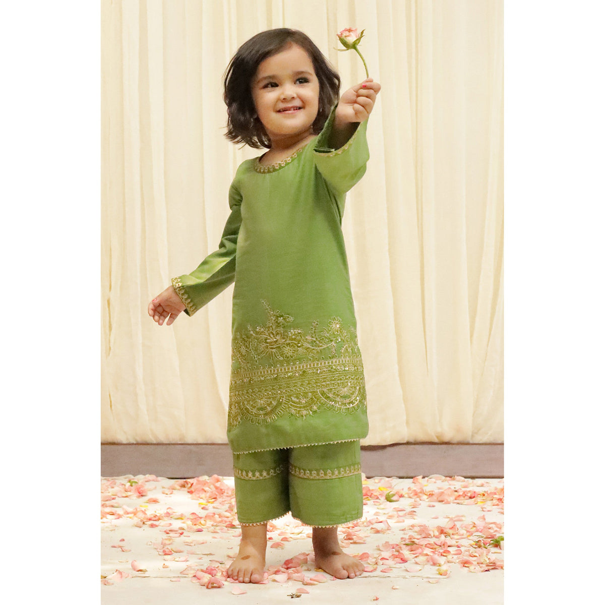 GREEN OUTFIT | BARI EID '23 | DYOT | KIDS WEAR