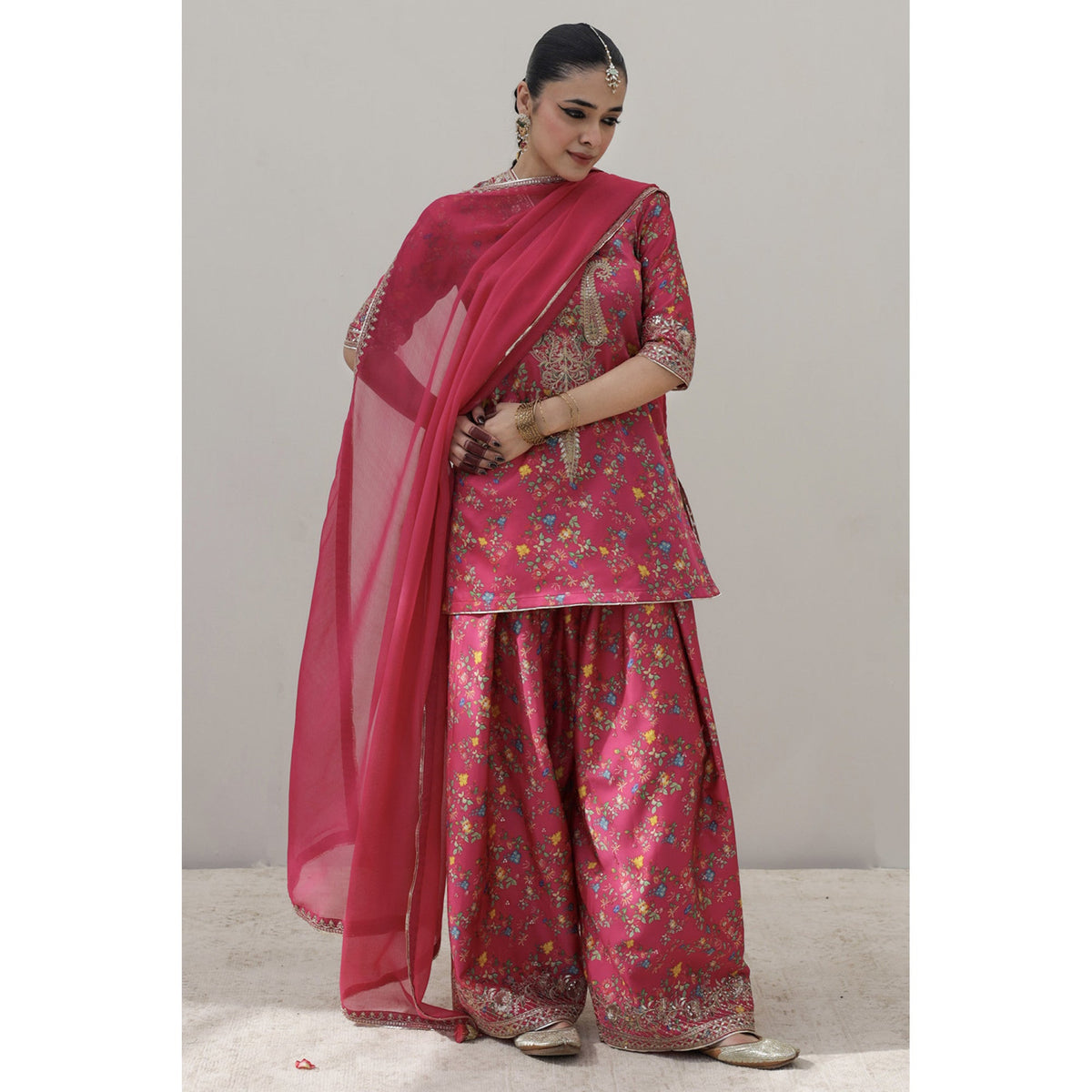Printed Candy Pink Outfit | Choti Eid' 26 | DYOT
