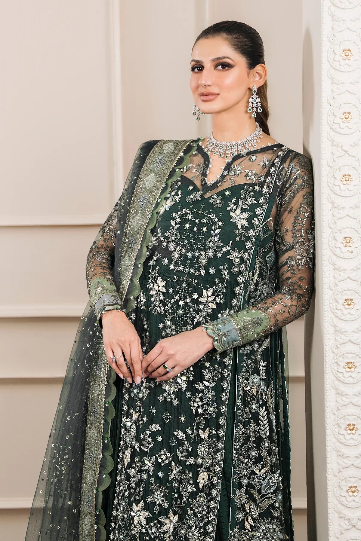 EMBROIDERED NET CH12-06