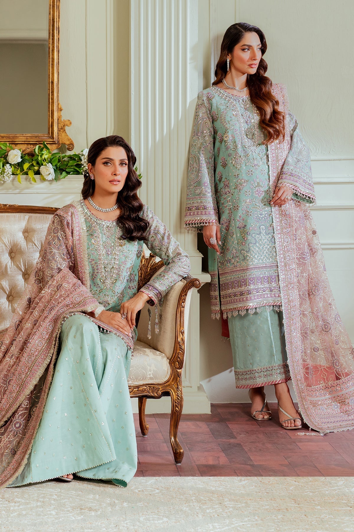 EMBROIDERED NET CH13-08