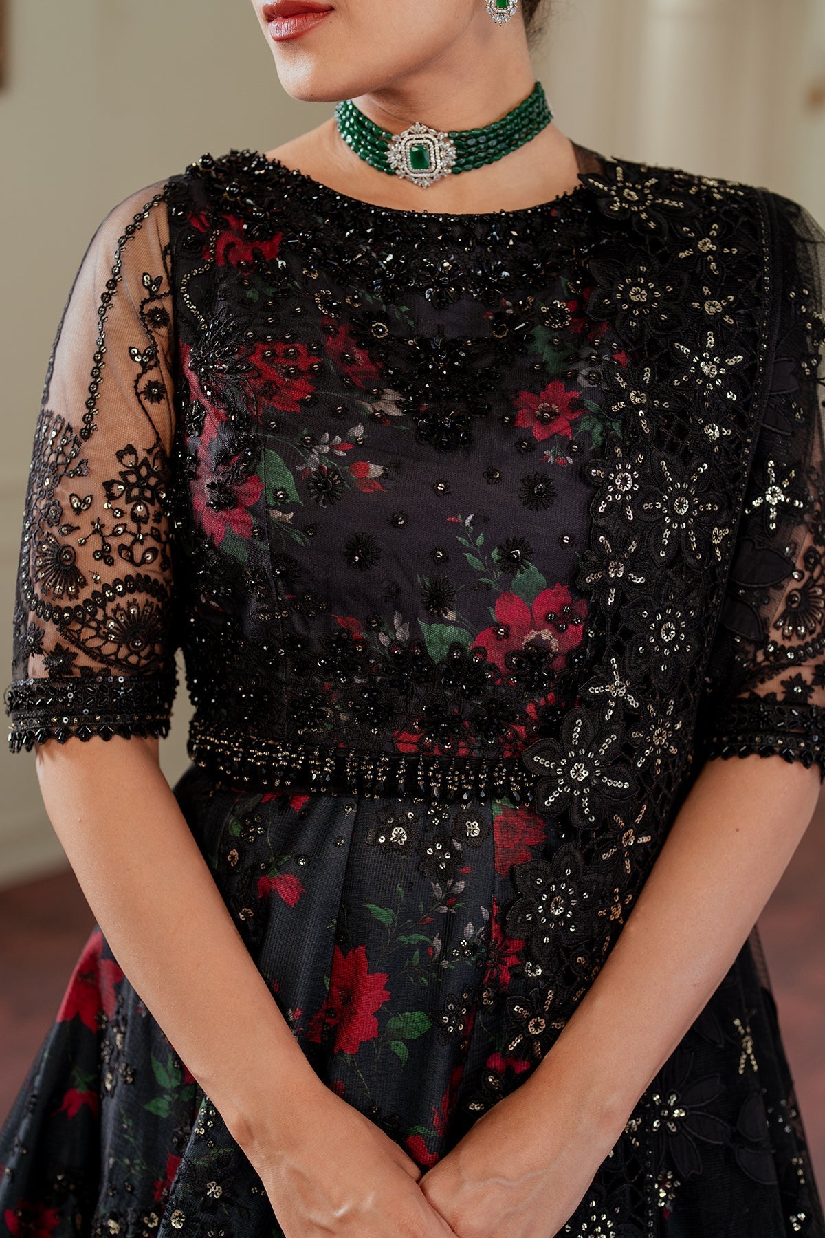 EMBROIDERED NET CH13-05