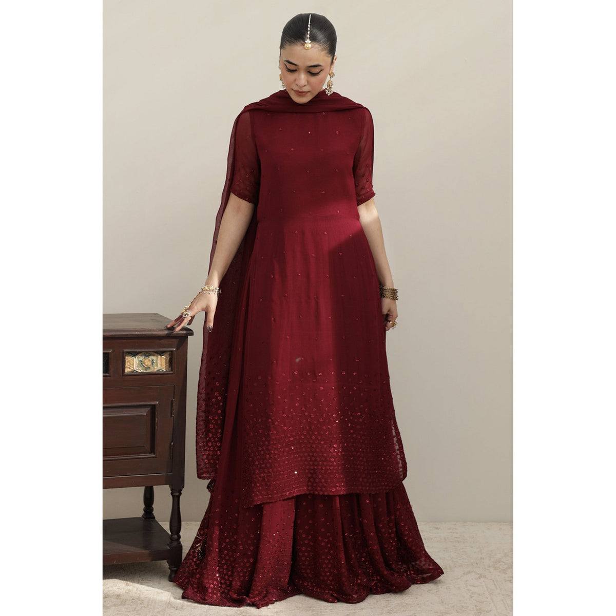 Burgundy Outfit | Choti Eid' 26 | DYOT