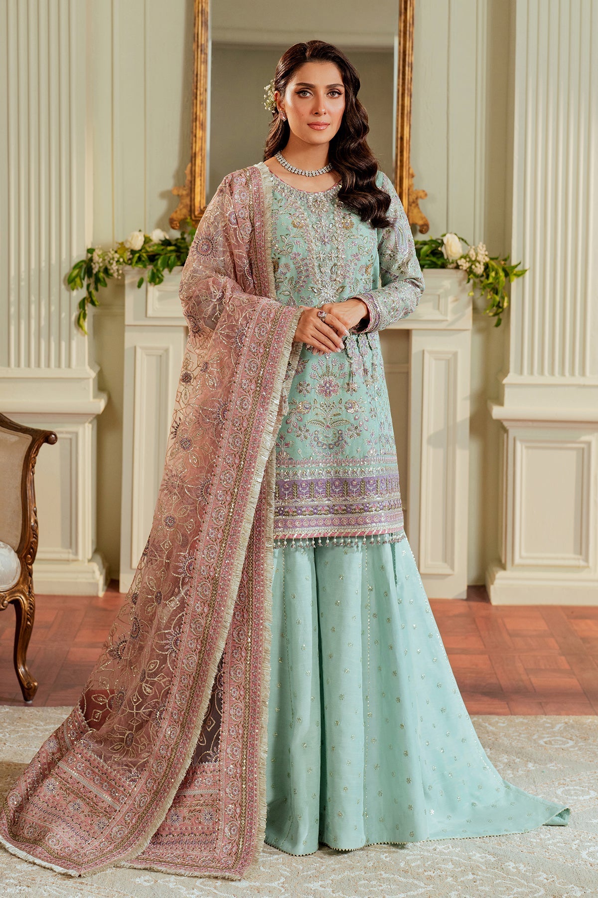 EMBROIDERED NET CH13-08