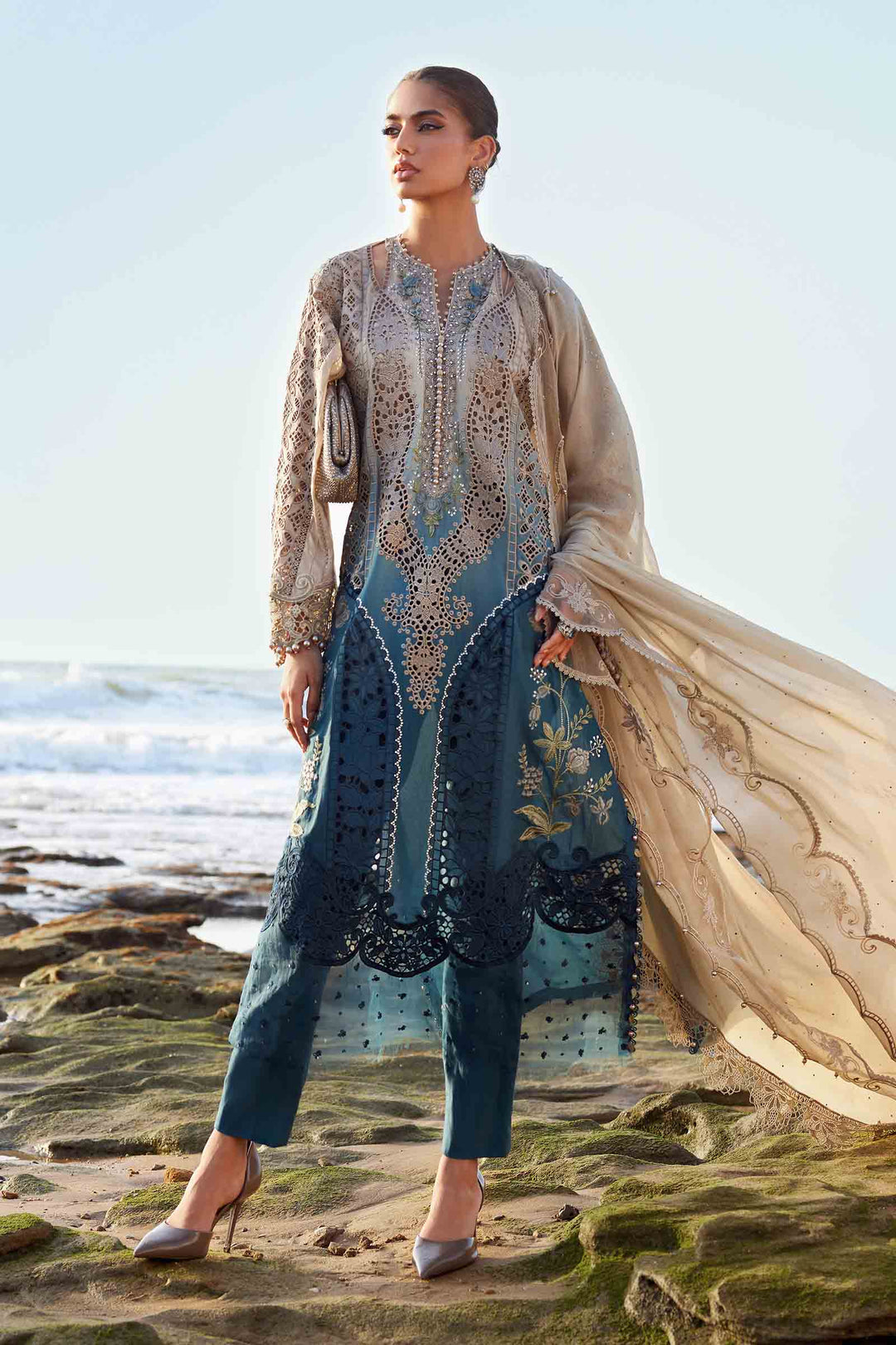 3 Piece Embroidered Lawn Suit | EID LAWN-25-08