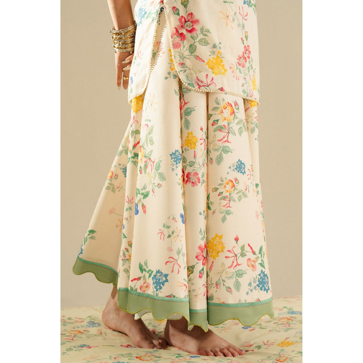 SPANISH CREAM OUTFIT | DYOT | Monsoon' 25