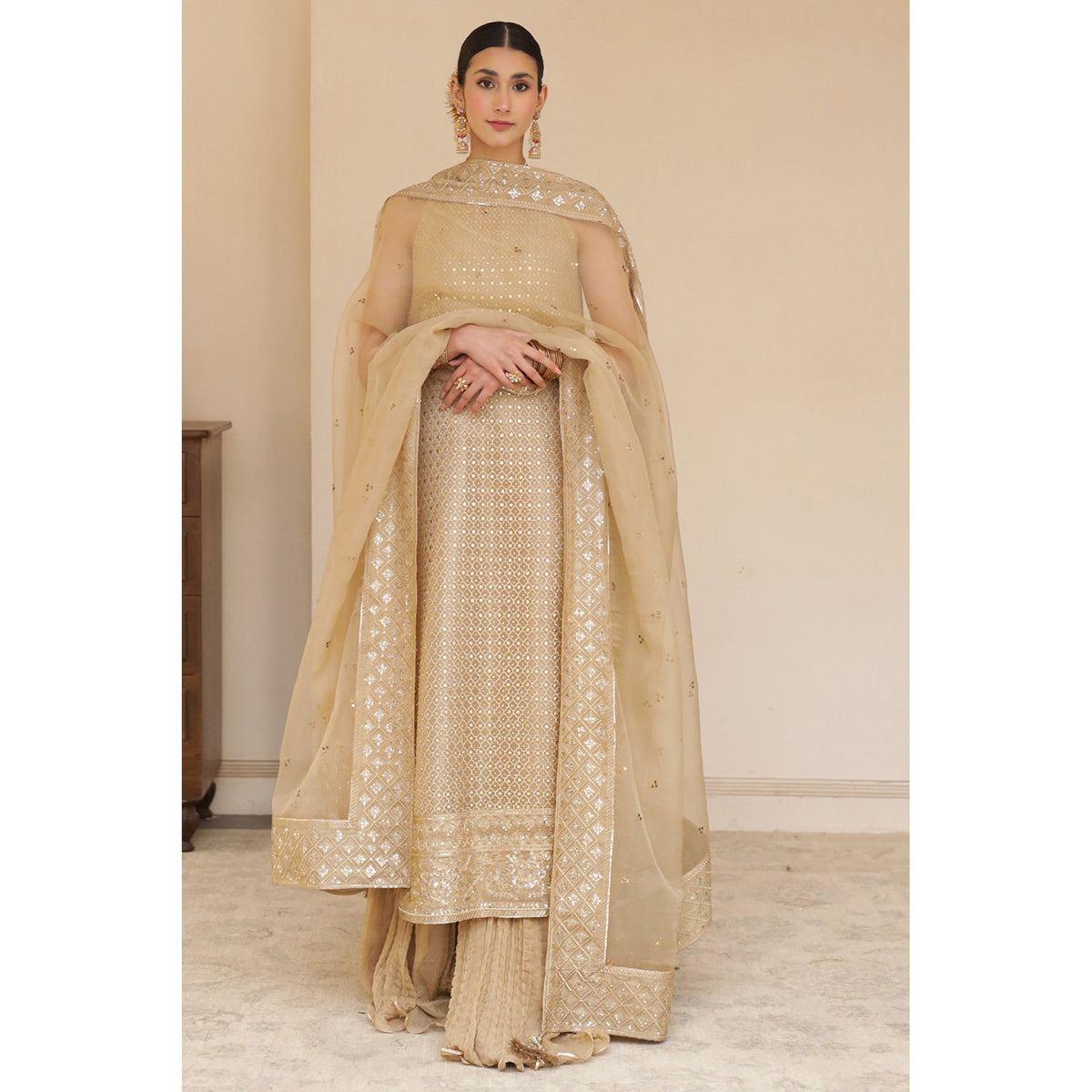 DUST GOLD OUTFIT | DYOT | Sheesham' 24
