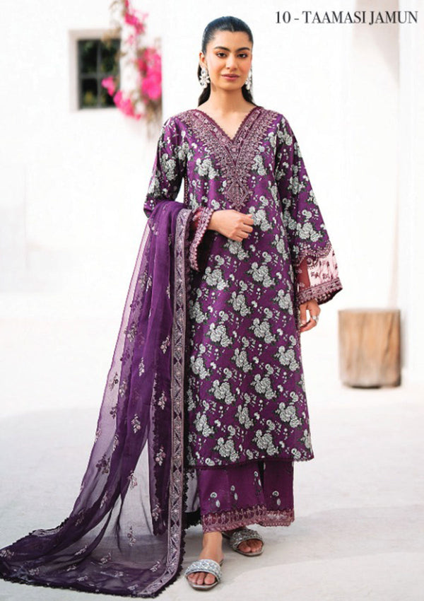 Lawn Collection - Xenia - Summer Soiree - D#10 - Taamasi Jamun