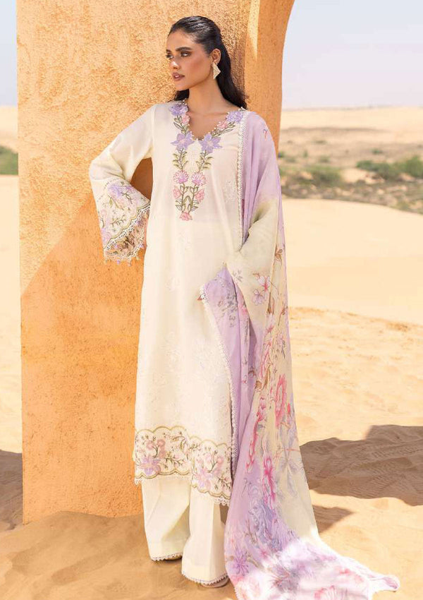 Lawn Collection - Cross Stitch - Eid Lawn 2 - SL24#17 - Subtle Canary