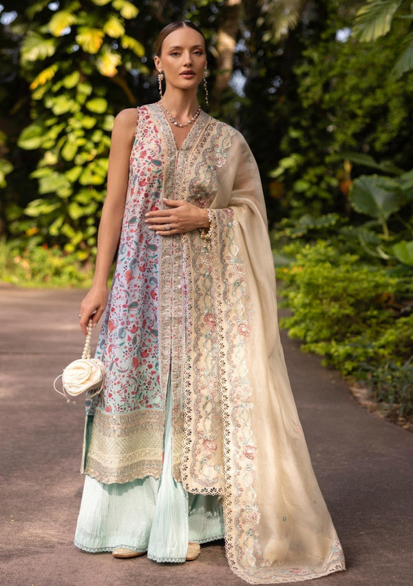 Lawn - Faiza Saqlain - Zinnia Luxury 25 - Danica