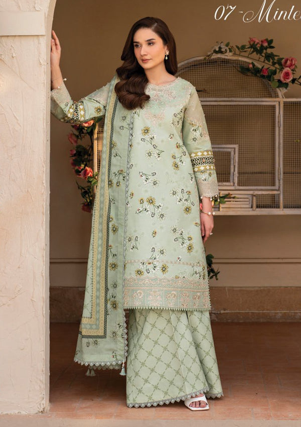 Lawn - Alizeh -  Levana - AL25#7027 - Mintel
