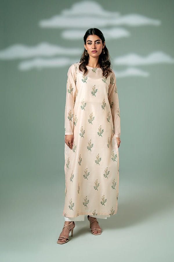 Pret Collection - Fozia Khalid - Basics Vol 3 - Pearl  Tunic