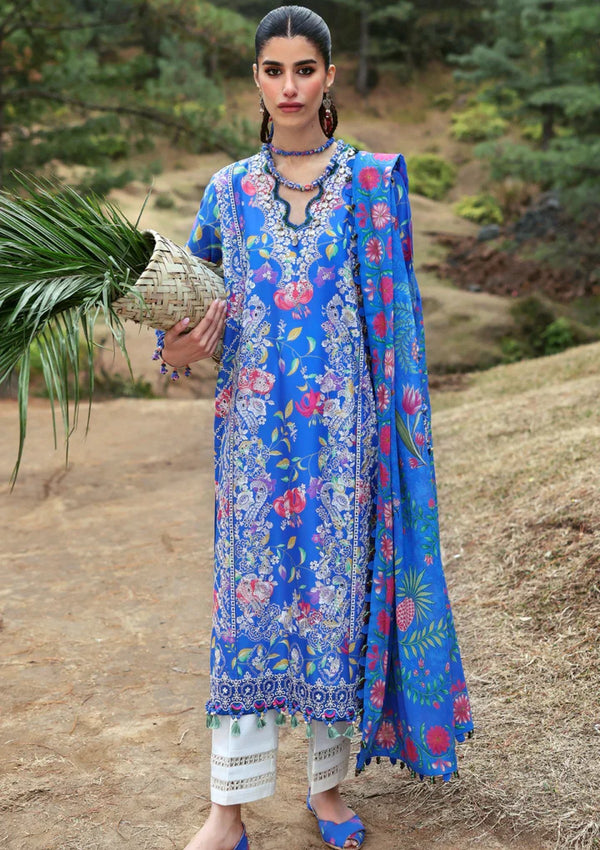 Lawn - Zaha - Unstitched Lawn 25 - ZAYANA (ZL25-01 B)