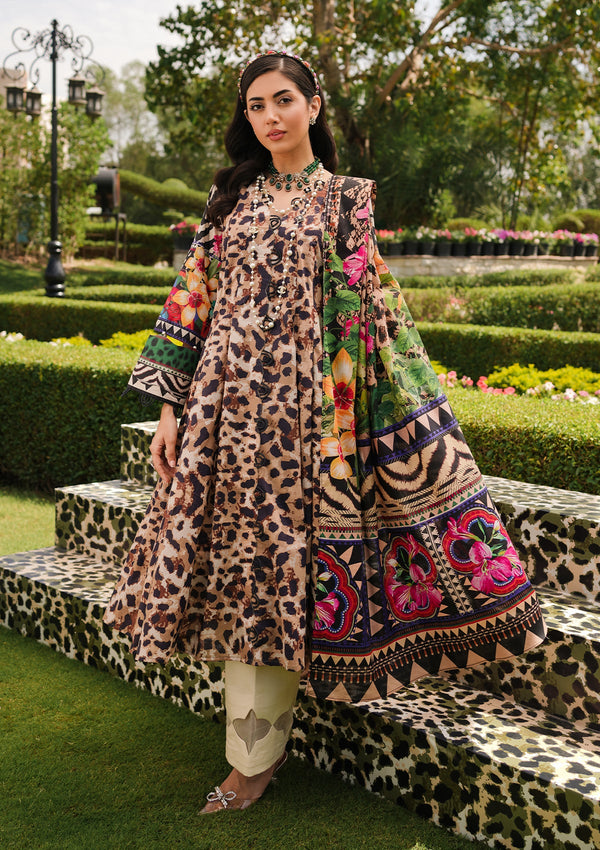 Lawn Collection - Elaf Premium - Printed - EEP#06A - Menagerie