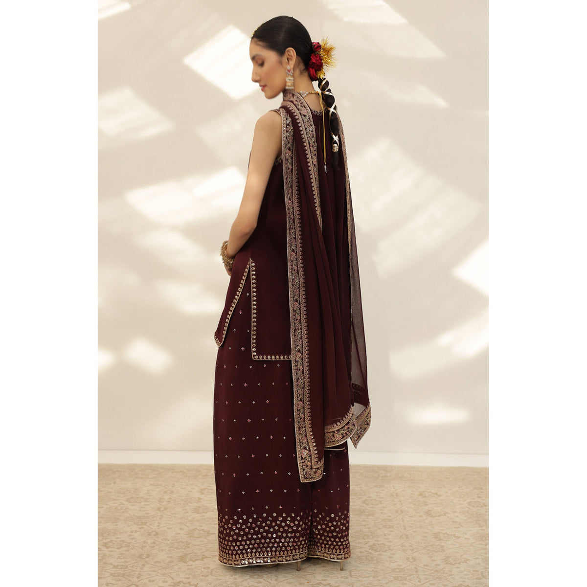 BURGUNDY OUTFIT | DYOT | FESTIVE' 25