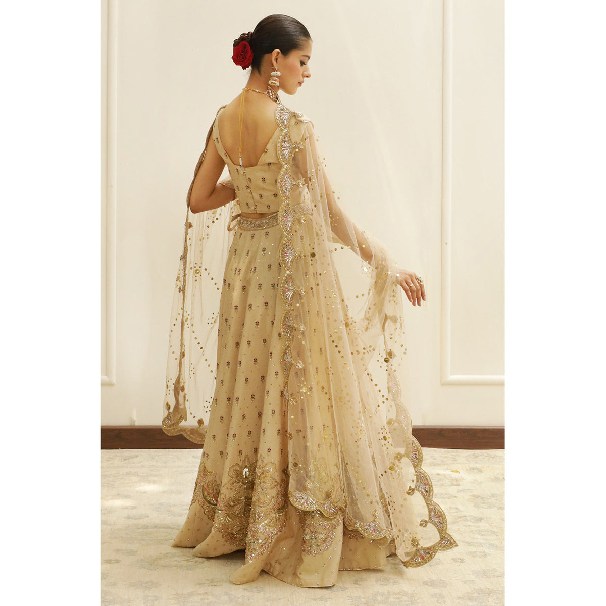 BEIGE LEHNGA CHOLI | CHAANDI | DYOT