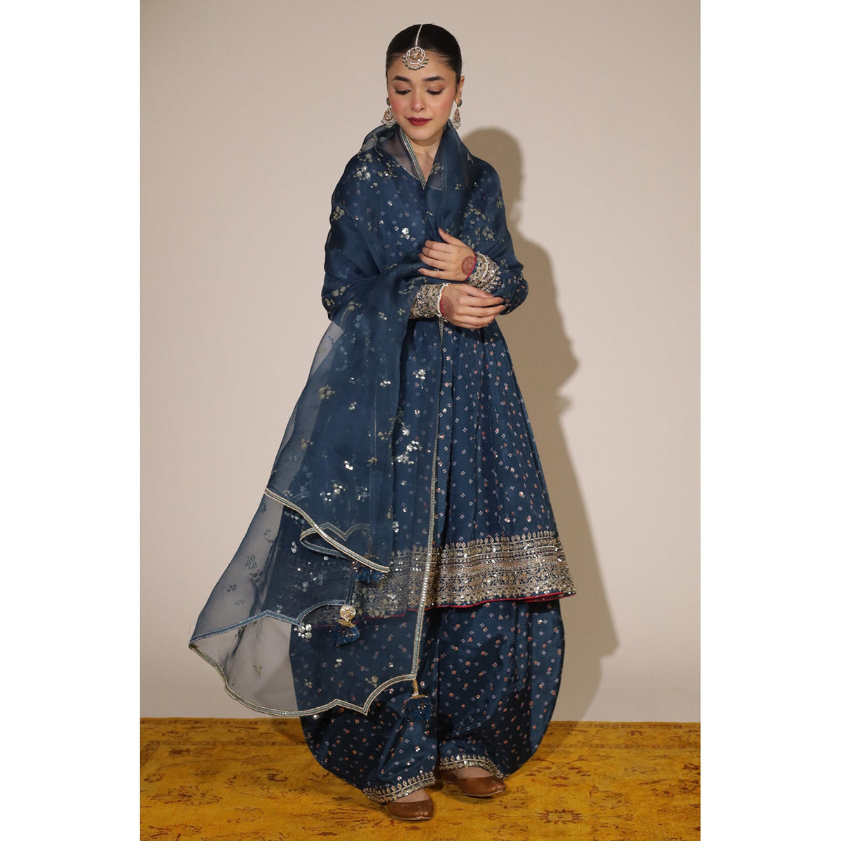 TEAL BLUE OUTFIT | SHEESHAM 24 / 25 DYOT