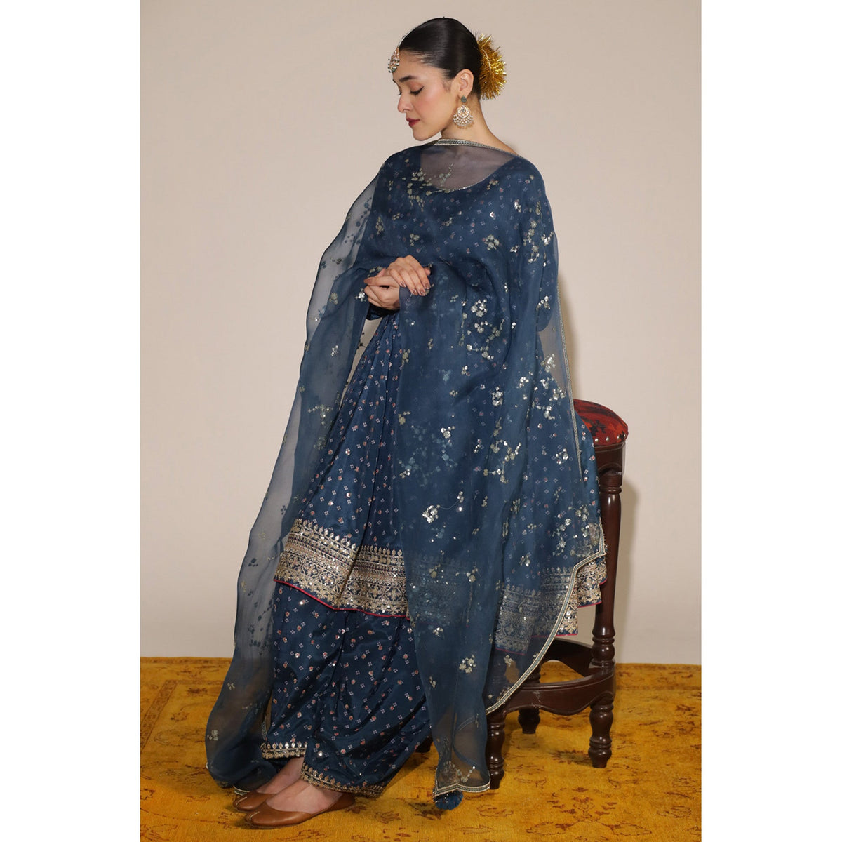TEAL BLUE OUTFIT | SHEESHAM 24 / 25 DYOT