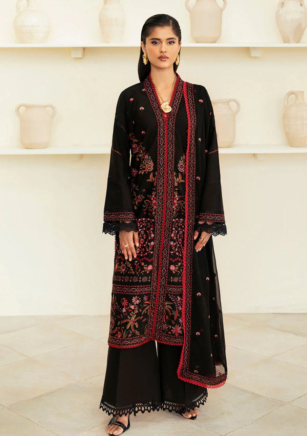 Lawn - Deyar - Iris - Luxury 25 -  LD008 - Black