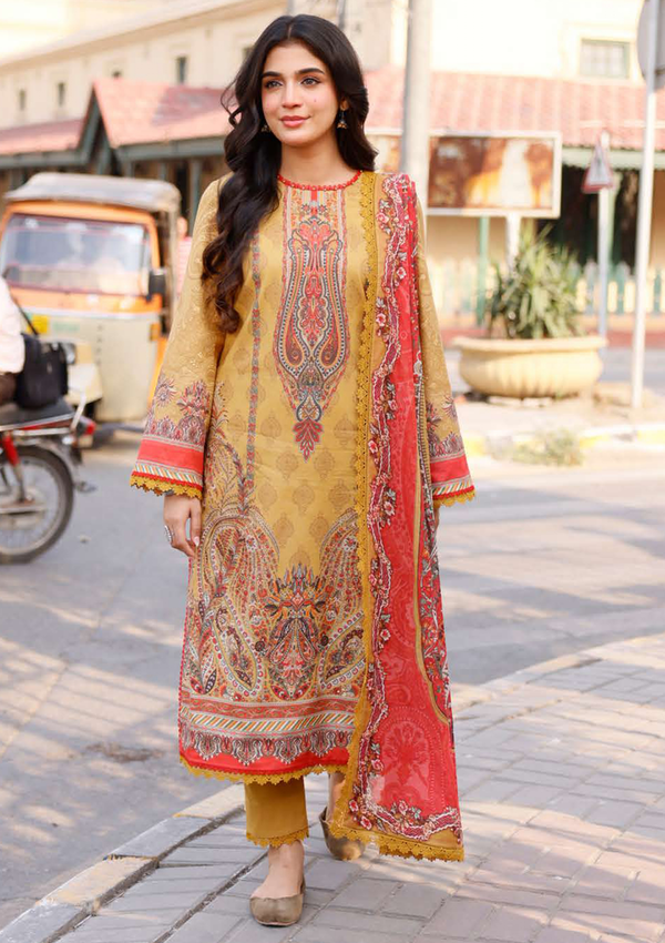 Lawn Collection - Asim Jofa - Basic Prints 24 - AJBB#08