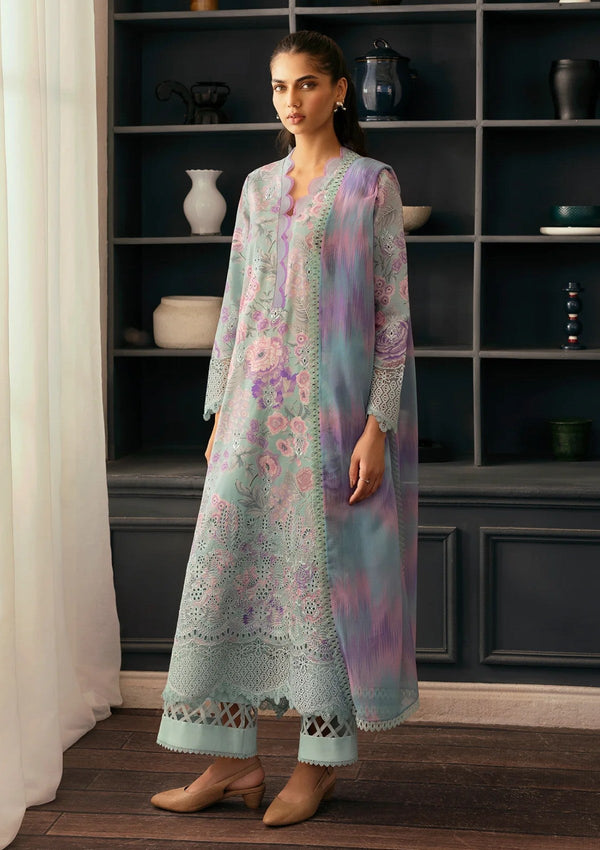 Lawn - Afrozeh - Day Break - Printed Kari - AL-25-V11-07