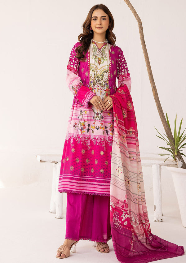 Lawn Collection - Art n Style - Carnation Doby lawn - Vol 1 - AD24#37
