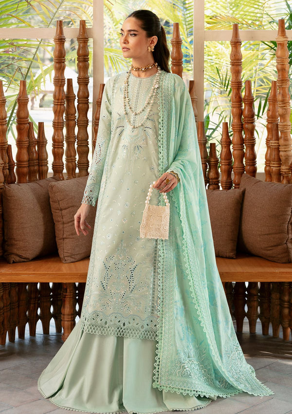 Lawn Collection - Afrozeh - Cascade - Luxury - D#07 - Willow