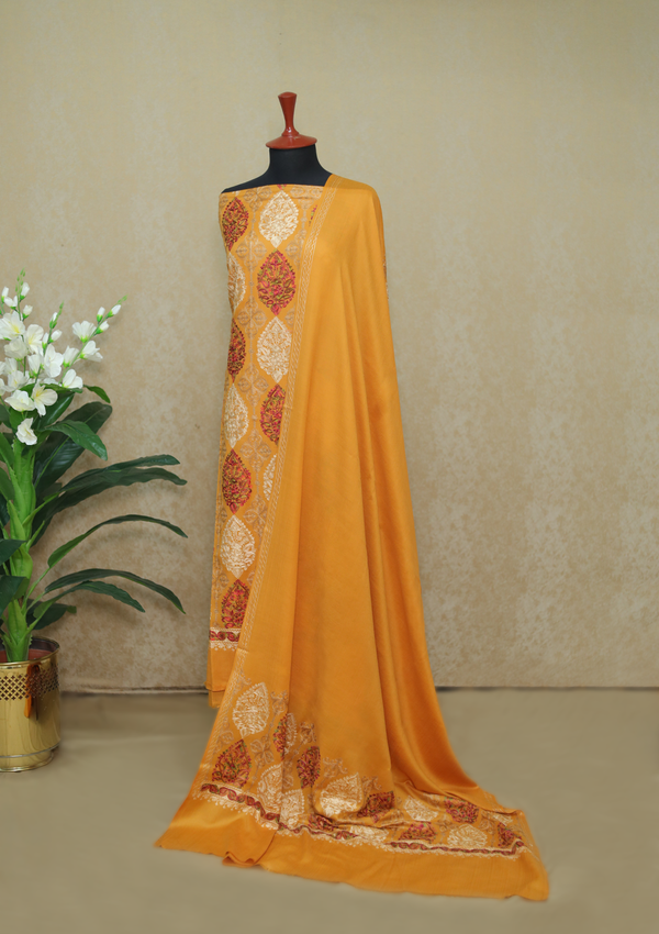 Winter Collection - Riwaj - Pashmina Ari Work Suit - D#04D