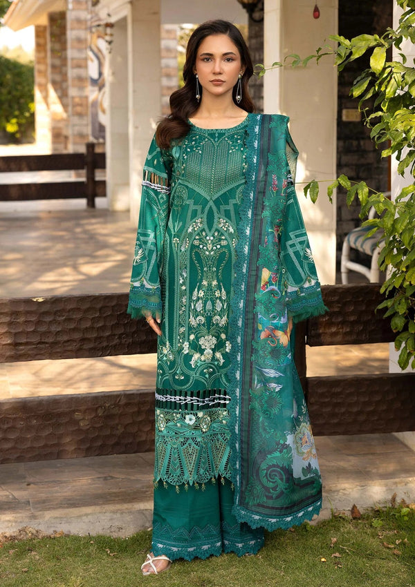 Lawn - Tessa - Luxury Lawn 25 - D#06 - Emerald Veil