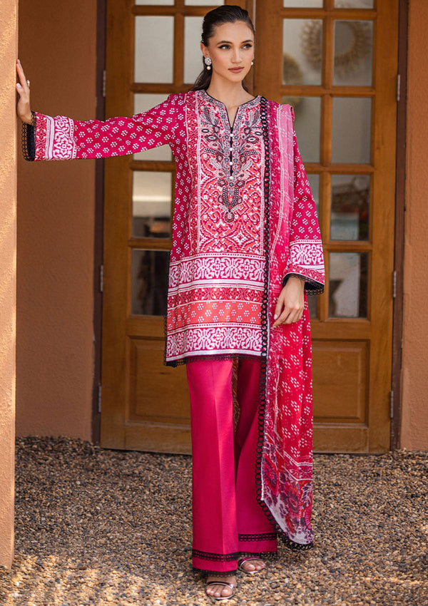 Lawn Collection - Roheenaz - Azalea - RA24#06 - B - Coral Cascade