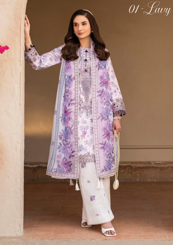Lawn - Alizeh -  Levana - AL25#7021 - Lavy