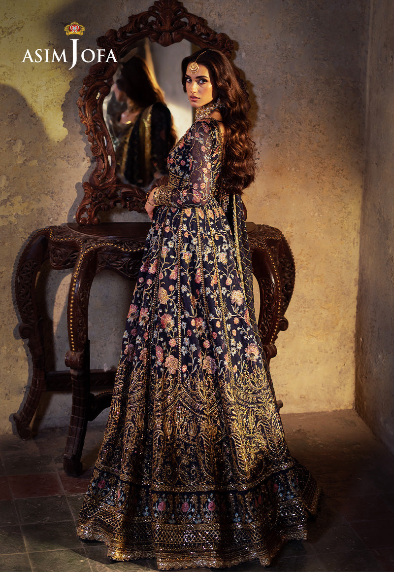 AJKB-09 EMBROIDERED CHIFFON 3 PCS