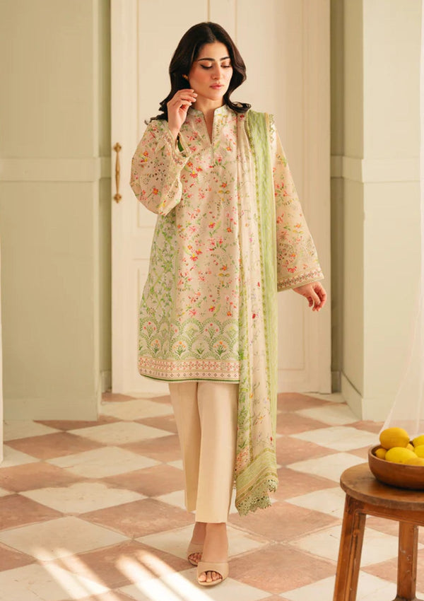 Lawn - Sahar - Raya - EL-V1-S25-01 - Trailing Peonies