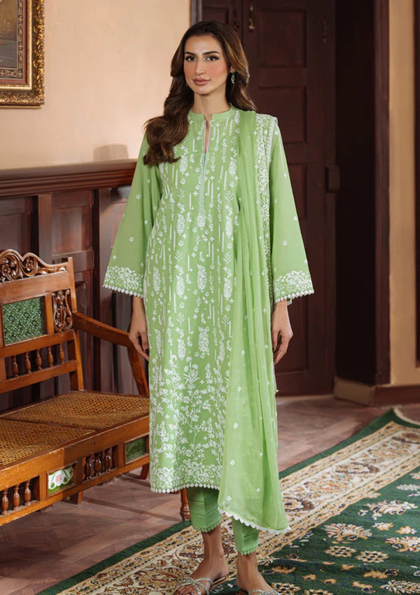 Lawn - Sahar - Festive Chikankari - CK-25-V1-05 - Celadon Dream