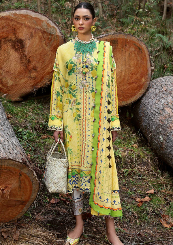 Lawn - Zaha - Unstitched Lawn 25 - DAHLIA (ZL25-04 A)