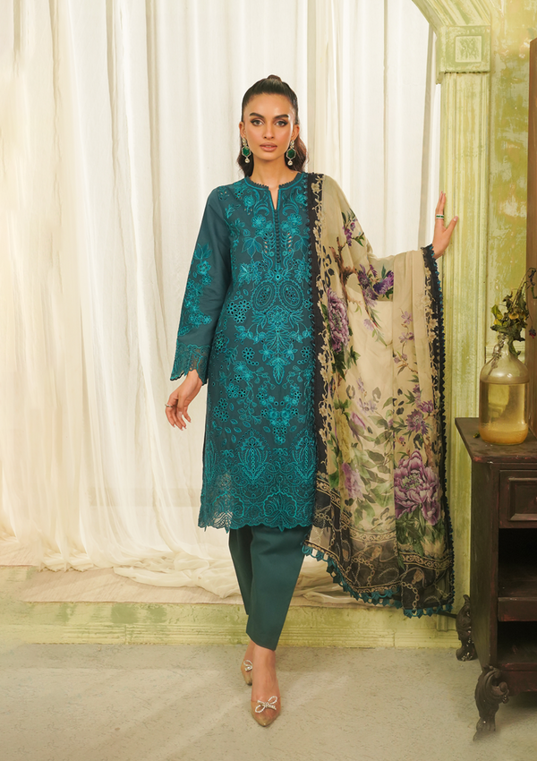 Lawn Collection - Zarqash - Tresor - Luxury Lawn 24 - ZQT#11 - DINA