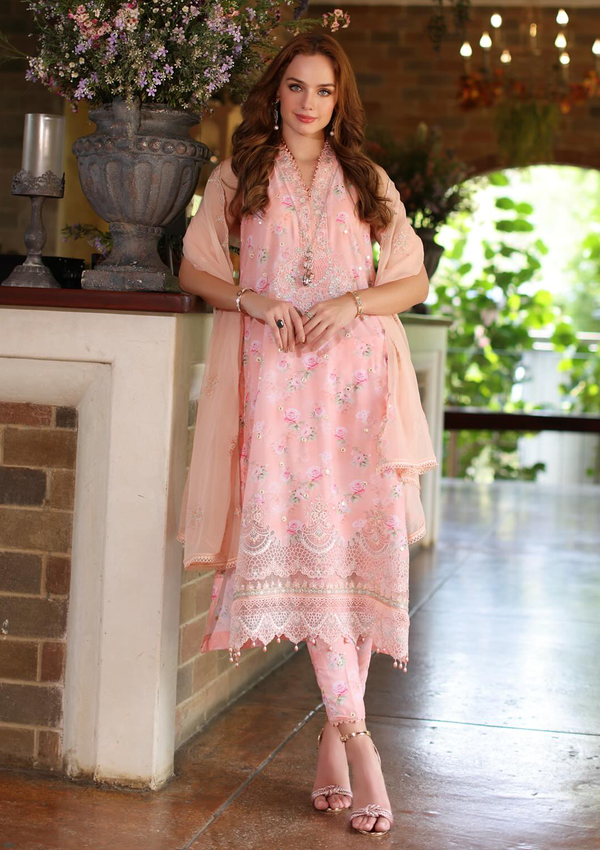 Lawn Collection - Noor By Saadia Asad - Eid Luxe Printkari - NL24#01