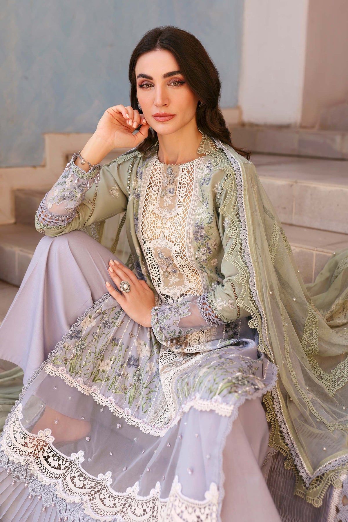 Embroidered Lawn Suit