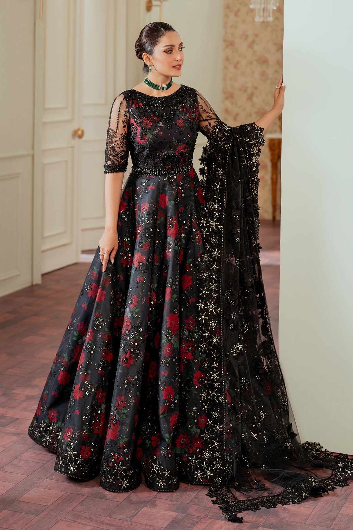 EMBROIDERED NET CH13-05