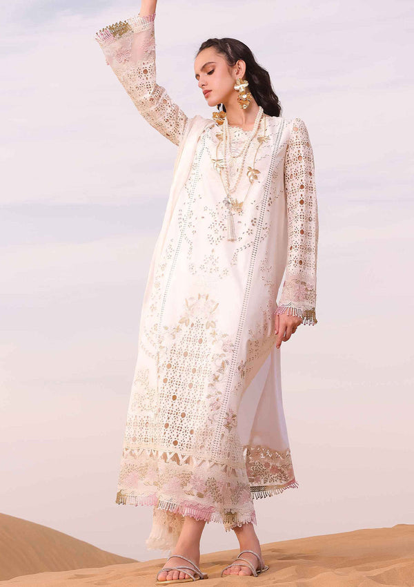 Lawn Collection - Qalamkar - Chikankari - Eid Edit - QLC24#02 - Saoirse