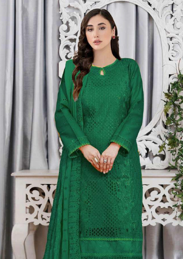 Lawn - Meemsey - Eid Luxury - Vol 02 - Gull Bano - Green