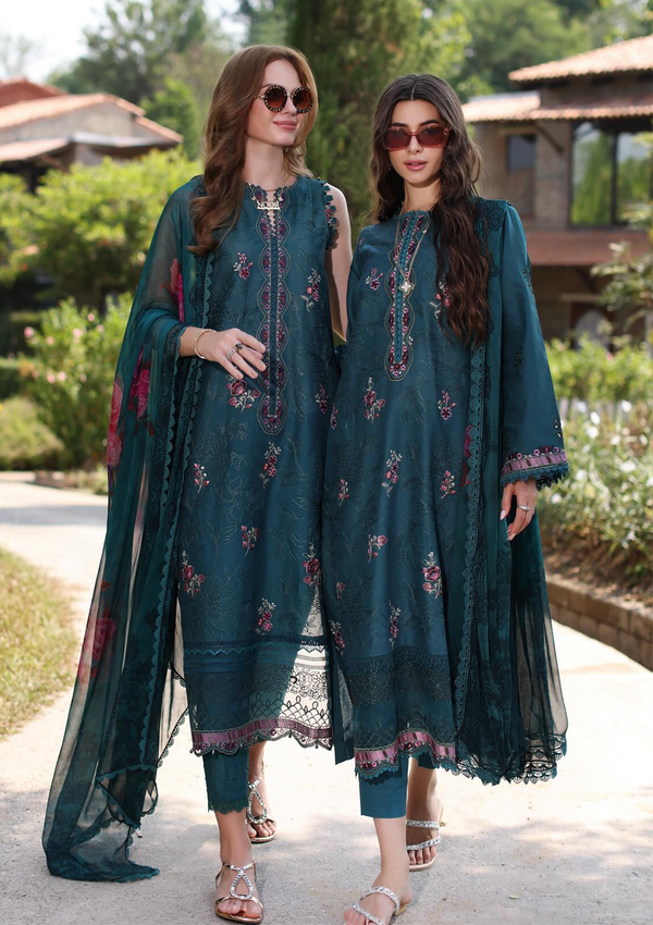 Lawn Collection - Noor By Saadia Asad - Eid Luxe Printkari - NL24#09