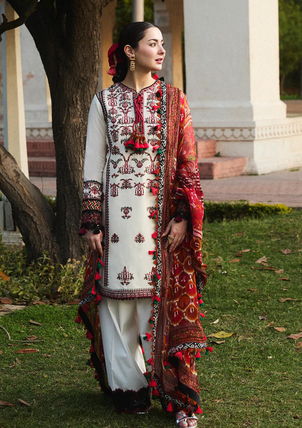 Lawn Collection - Hussain Rehar - SS 24 - D#05 - Fawn