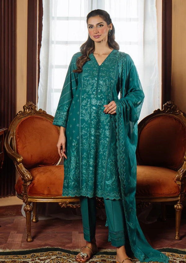 Lawn - Sahar - Festive Chikankari - CK-25-V1-01 - Regal Reverie