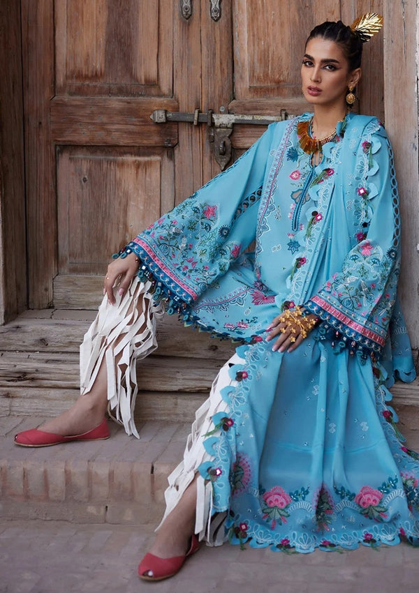 Lawn - Elan - Unstitched 25 - Isla Bleu A