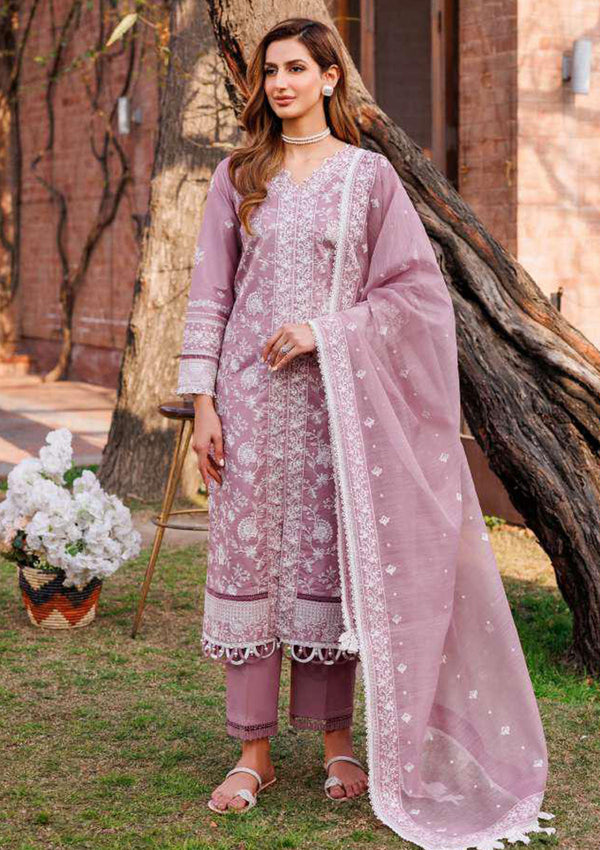 Lawn Collection - Farasha - Dastoor - FD24#06 - DAINTY LILAC