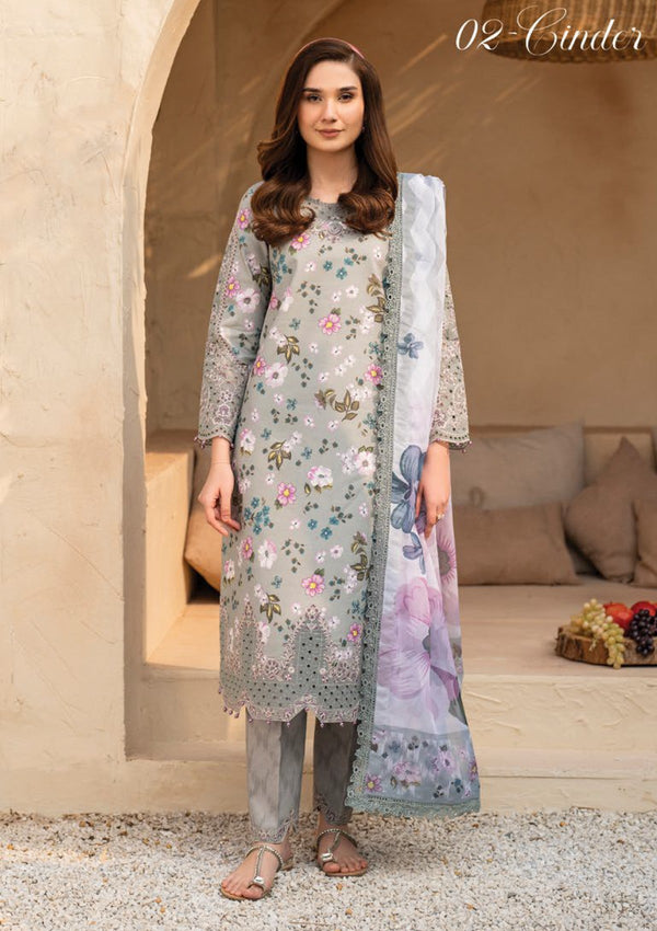Lawn - Alizeh -  Levana - AL25#7022 - Cinder