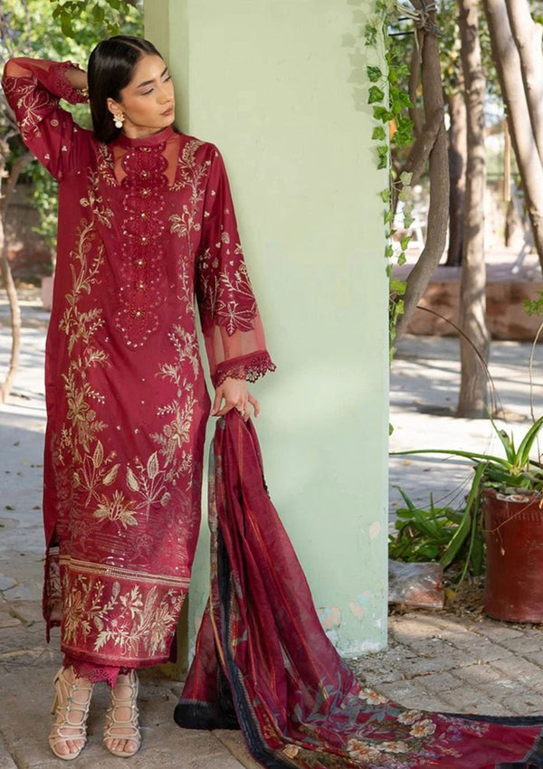 Lawn Collection - Norans -  Festive Eid - NE24#12 - DEEP ROMANCE