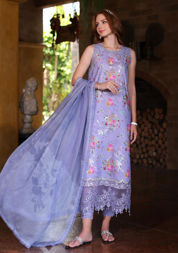 Lawn Collection - Noor By Saadia Asad - Eid Luxe Printkari - NL24#10