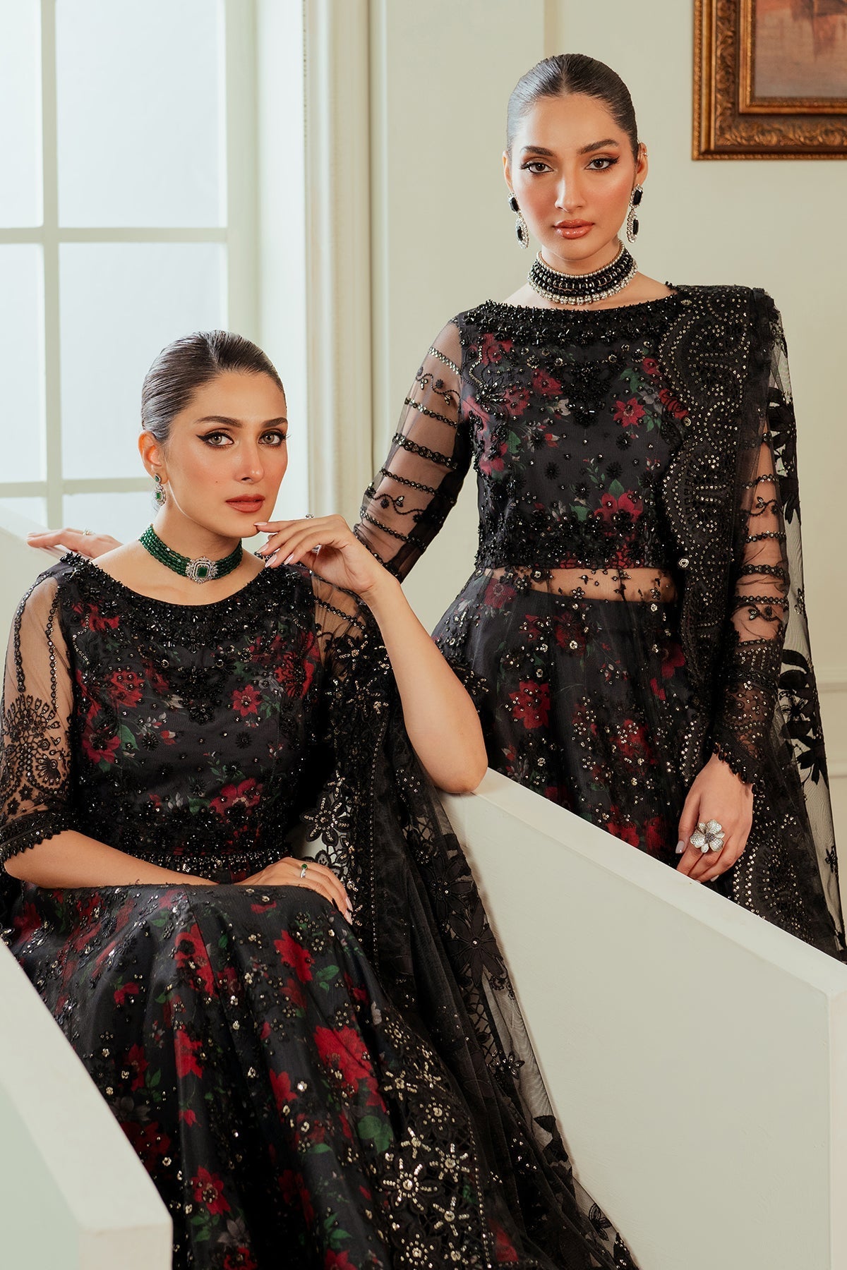 EMBROIDERED NET CH13-05
